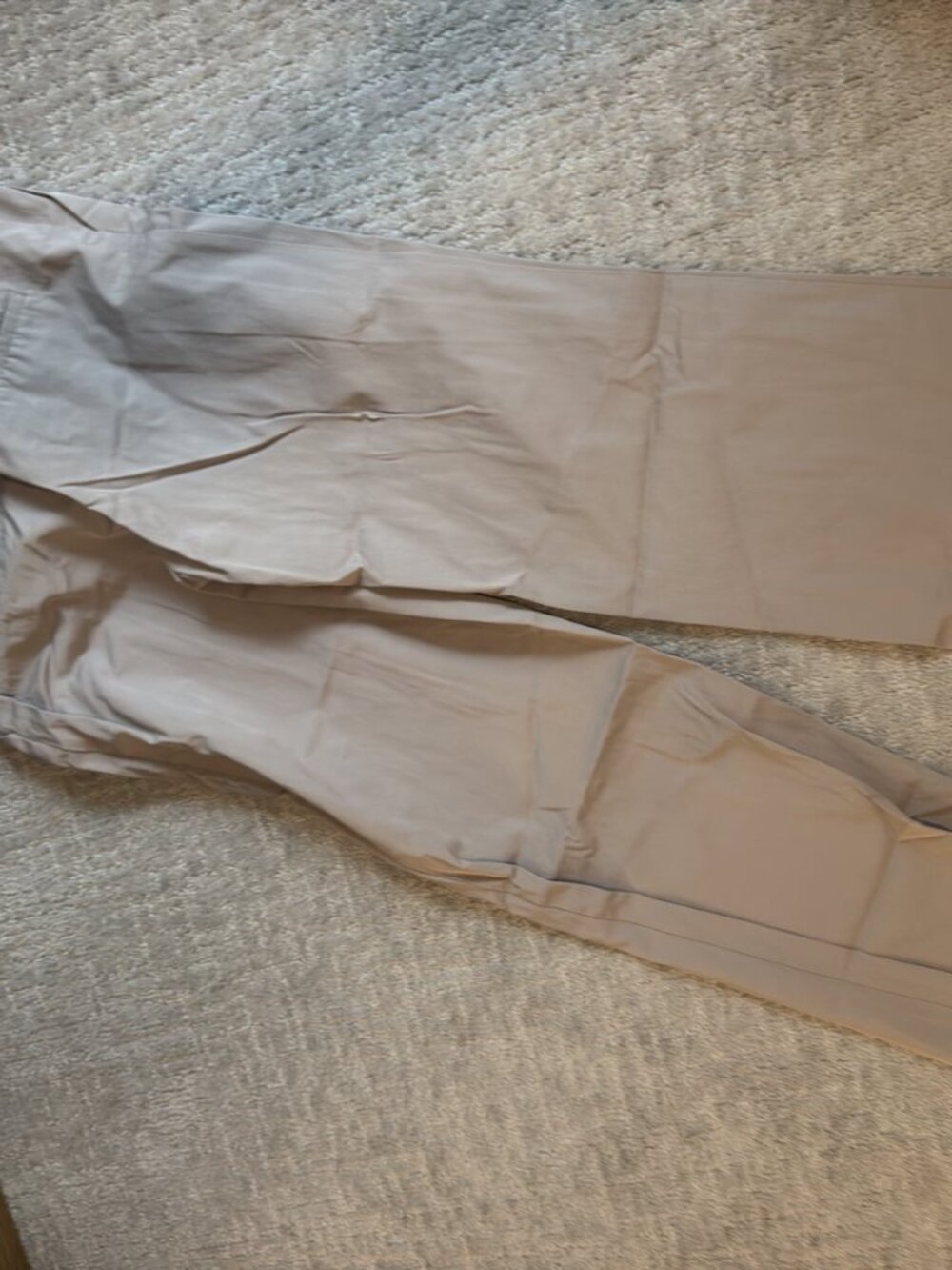 Zara Pleated High Rise Trousers Taupe XS